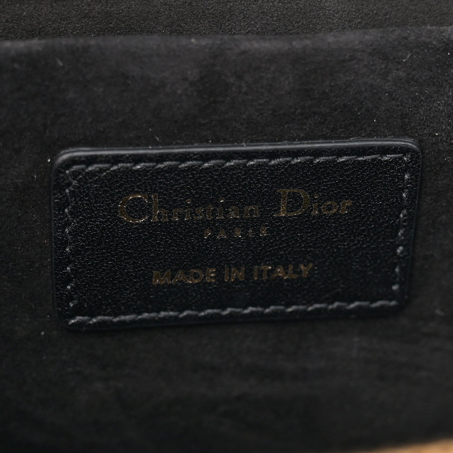 Christian Dior Lambskin Cannage Small Diortravel Vanity Case Black 6 of 12