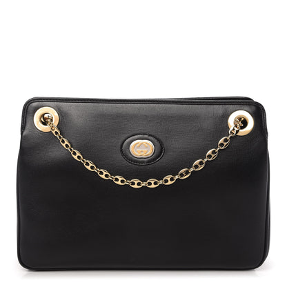 Gucci Azalea Calfskin Small Marina Open Top Chain Shoulder Bag Black 1 of 10