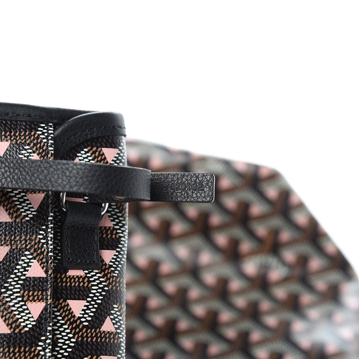 Goyard Goyardine Saint Louis Claire Voie PM Black Pink 7 of 11