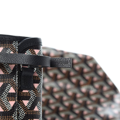 Goyard Goyardine Saint Louis Claire Voie PM Black Pink 7 of 11