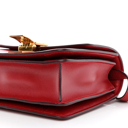 Celine Box Calfskin Small Classic Box Flap Bag Red 8 of 8