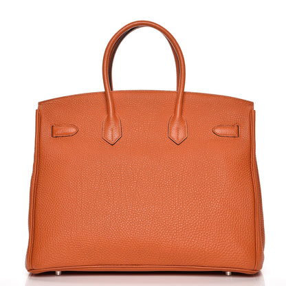 Hermes Togo Birkin 35 Orange 31 of 33