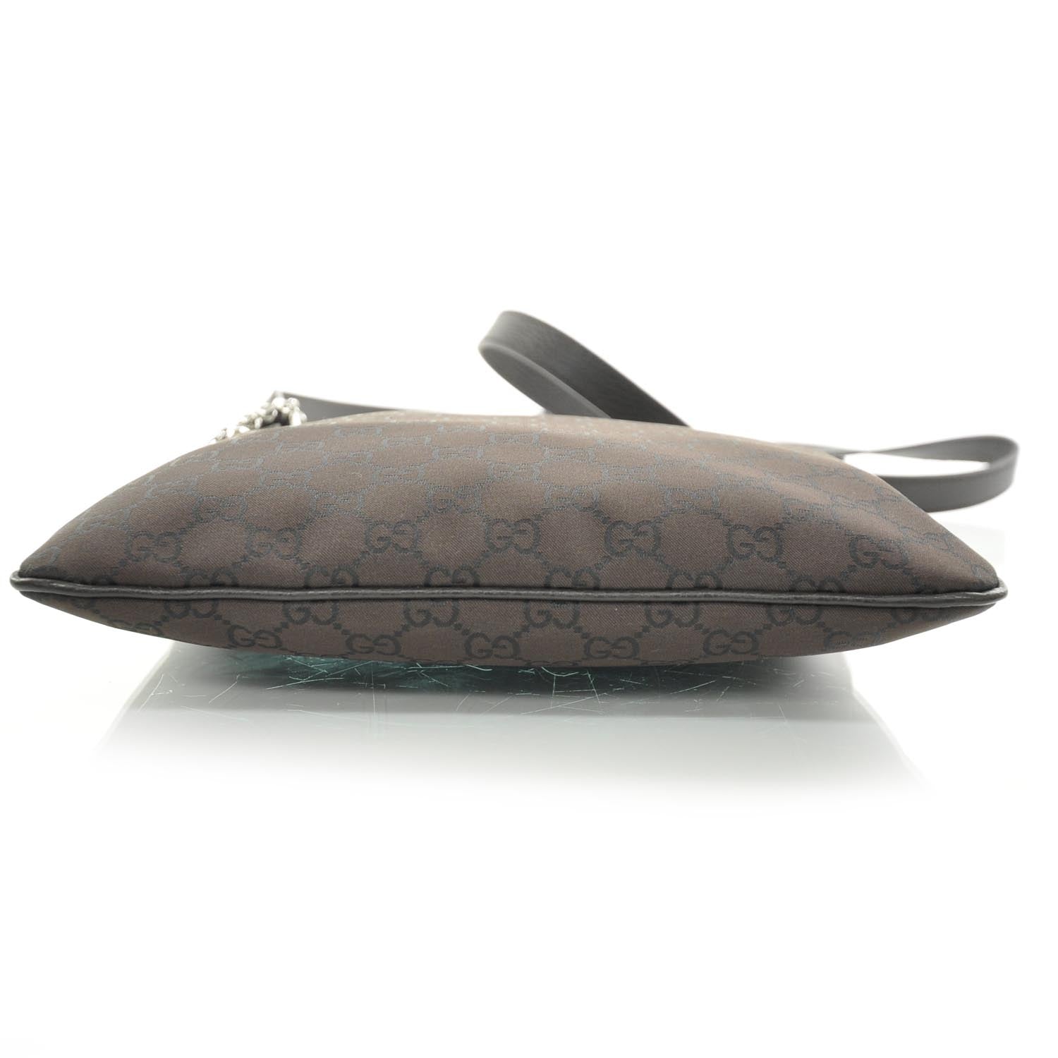 Gucci Nylon Monogram Jolicoeur Charms Messenger Brown 4 of 9