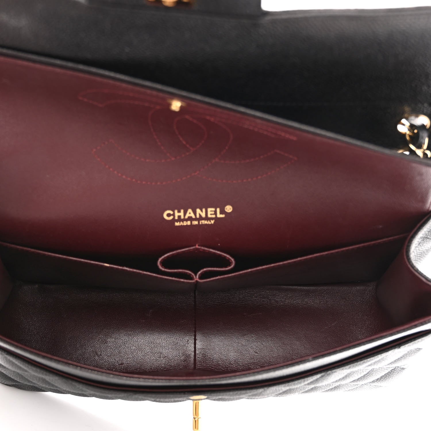 Chanel Caviar Quilted Jumbo Double Flap Black 5 of 11