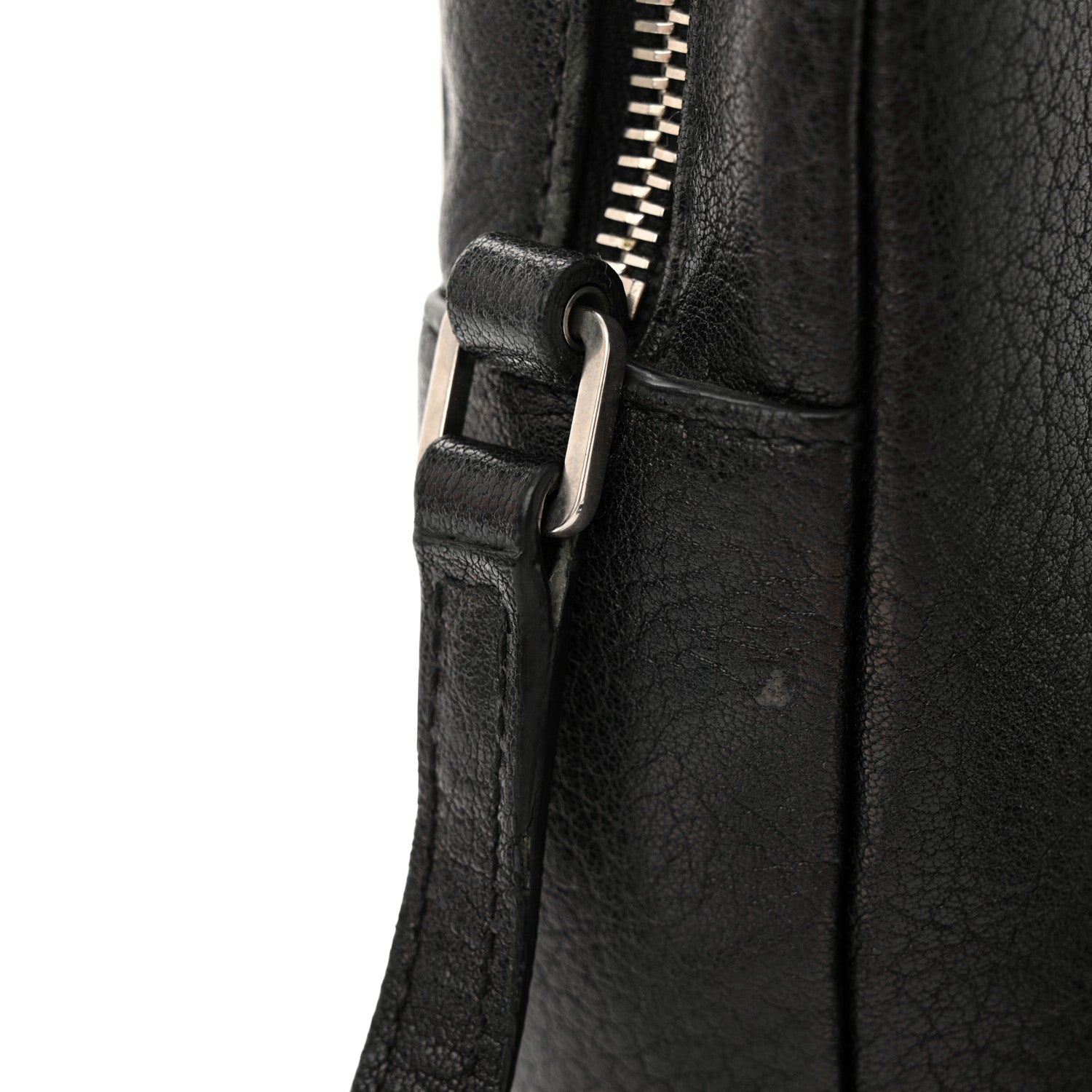 Saint Laurent Lambskin Monogram Small Lou Camera Bag Black 13 of 15