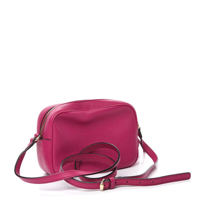 Gucci Cellarius Calfskin Small Soho Disco Bag Bright Bouganville 3 of 17