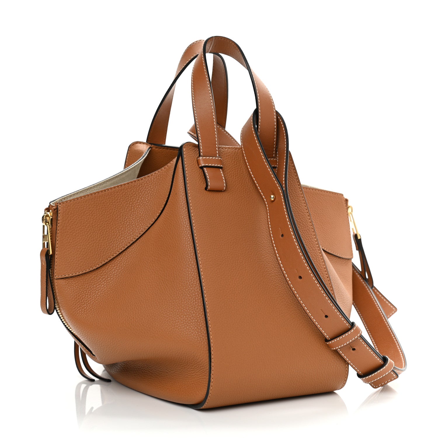 Loewe Calfskin Small Hammock Shoulder Bag Tan 3 of 11