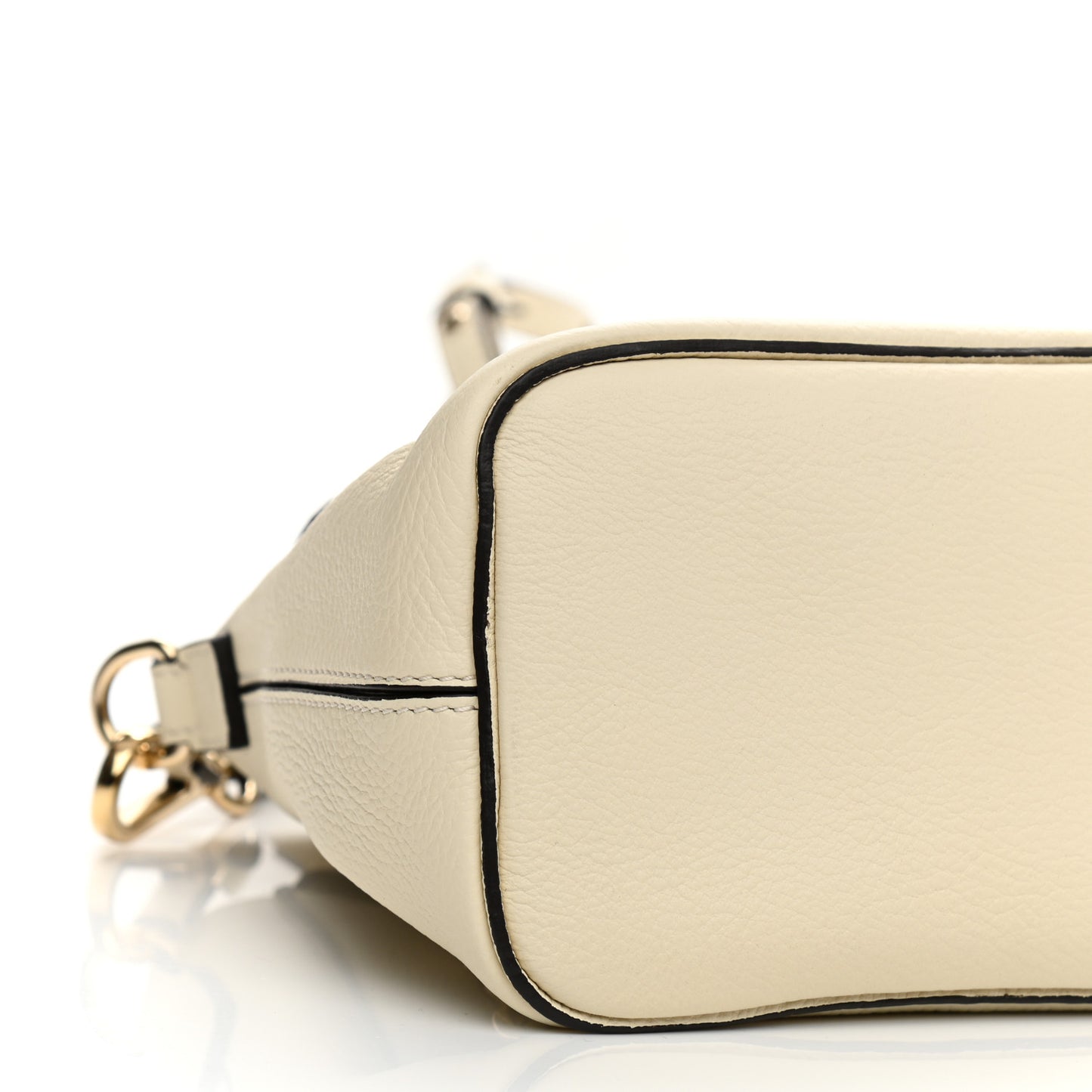 Suede Calfskin Mini Faye Backpack Off White