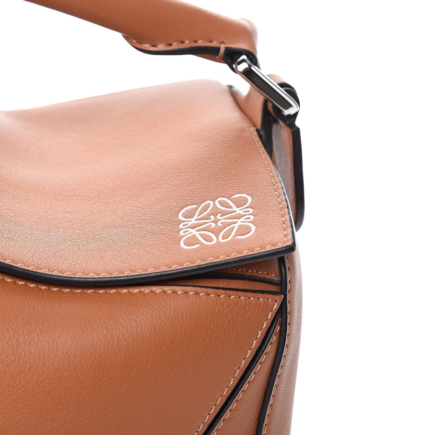 Calfskin Medium Puzzle Bag Tan