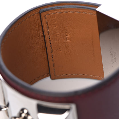 Hermes Swift Collier de Chien CDC Bracelet T2 Rouge H 5 of 6