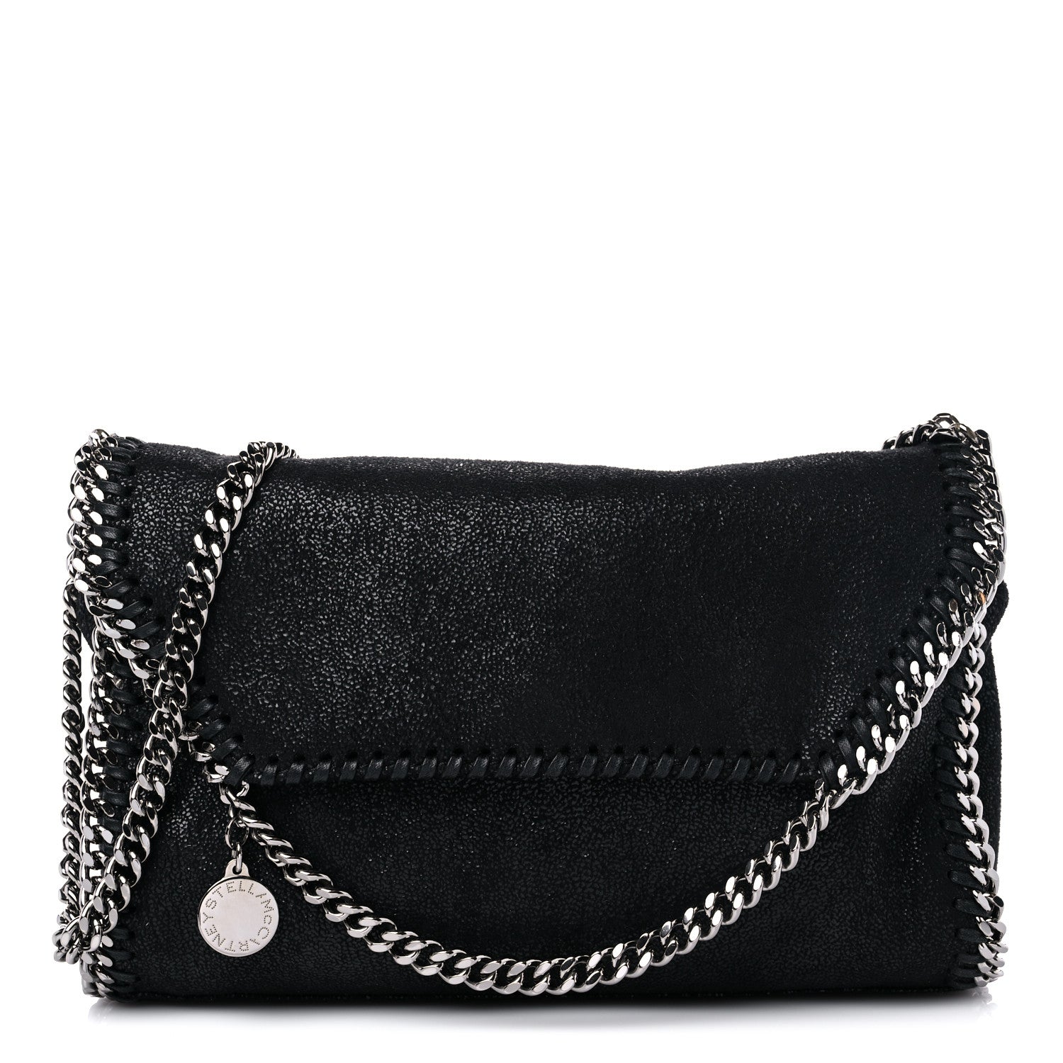 Stella McCartney Shaggy Deer Mini Falabella Shoulder Bag Black 1 of 9