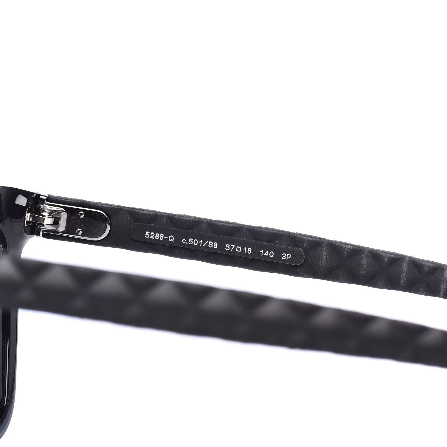 Chanel Acetate Quilted Polarized Butterfly CC Sunglasses 5288-Q Black 5 of 7