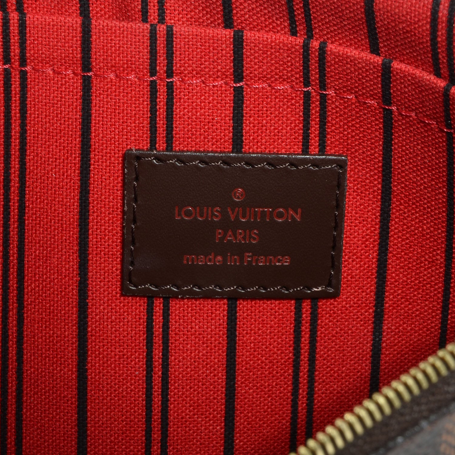 Louis Vuitton Damier Ebene Neverfull MM GM Pochette 6 of 7