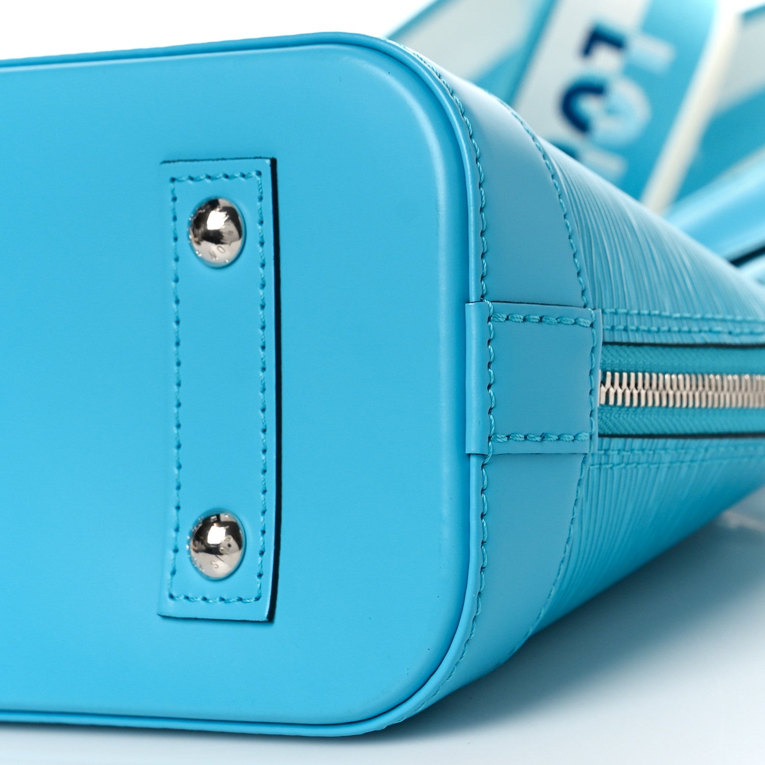 Louis Vuitton Epi Jacquard Alma BB Turquoise 7 of 7