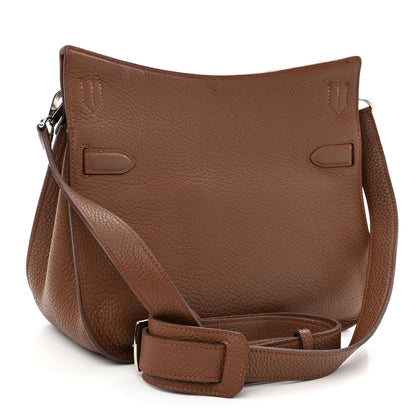 Hermes Taurillon Clemence Jypsiere 28 Marron D'Inde Rouge H 3 of 11