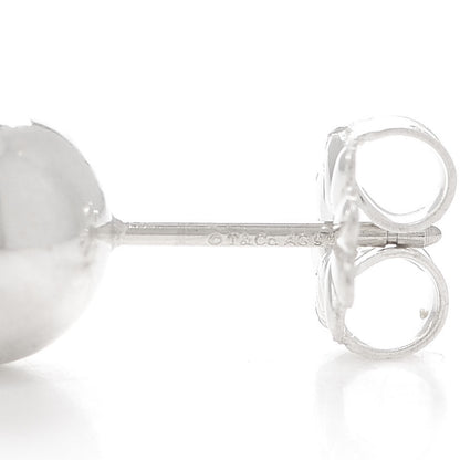 Tiffany Sterling Silver 8mm HardWear Ball Earrings 3 of 4