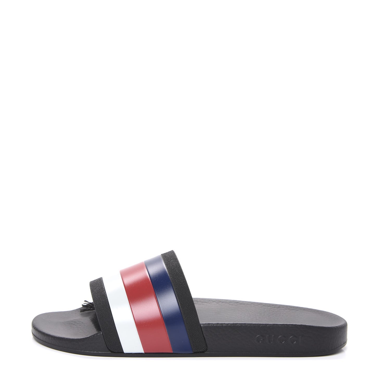 Rubber Web Mens Pool Slide Sandals 13 Black Mystic White Hibiscus Red Marine