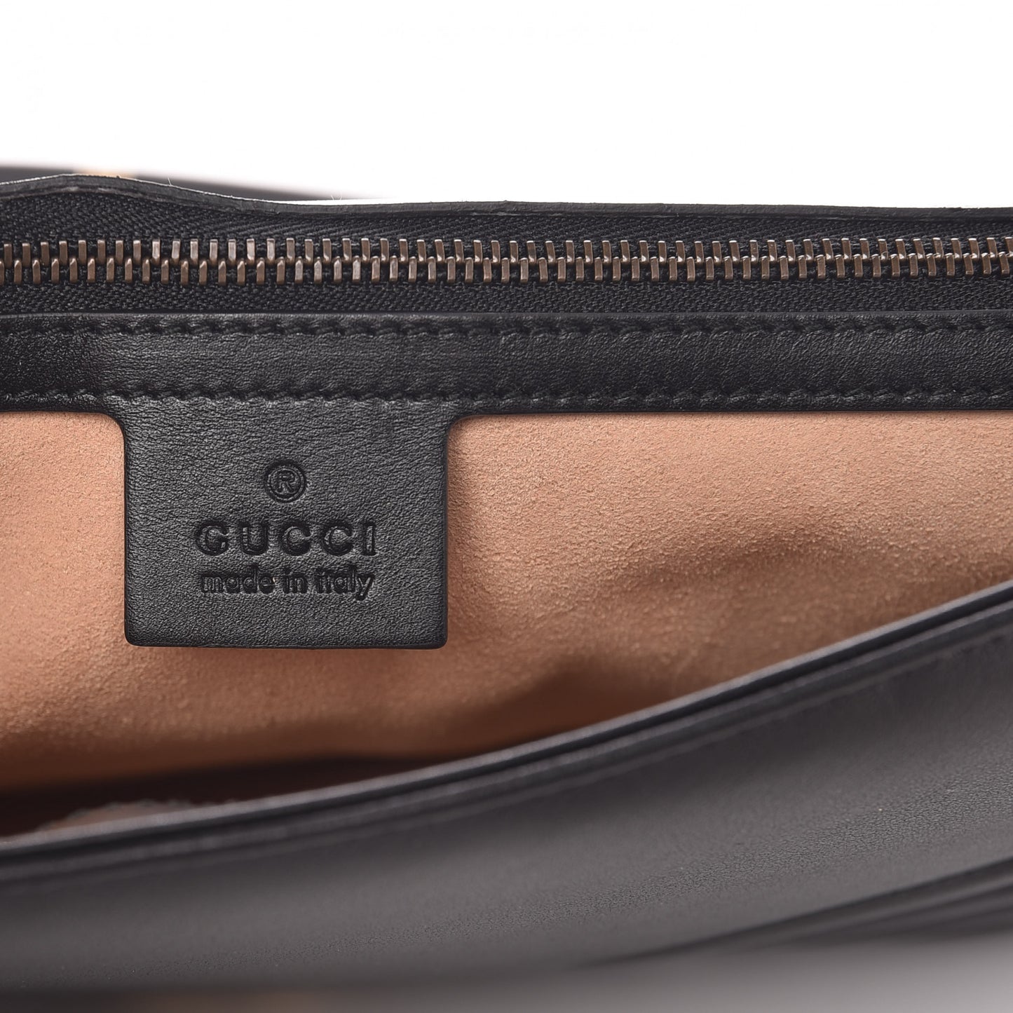 Calfskin Matelasse Medium GG Marmont Shoulder Bag Black