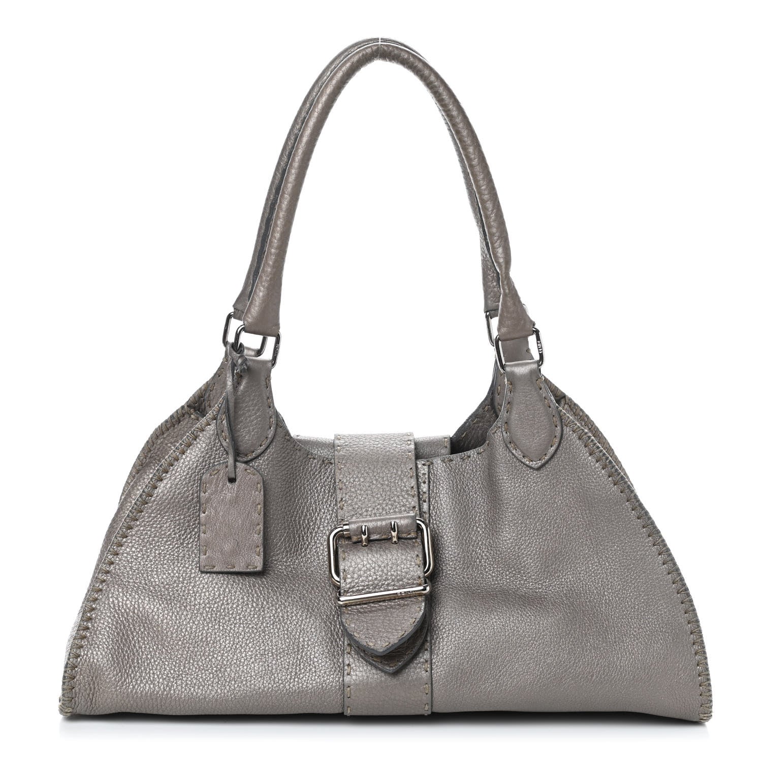 Fendi Cuoio Romano Selleria Sporty Peltro 1 of 4