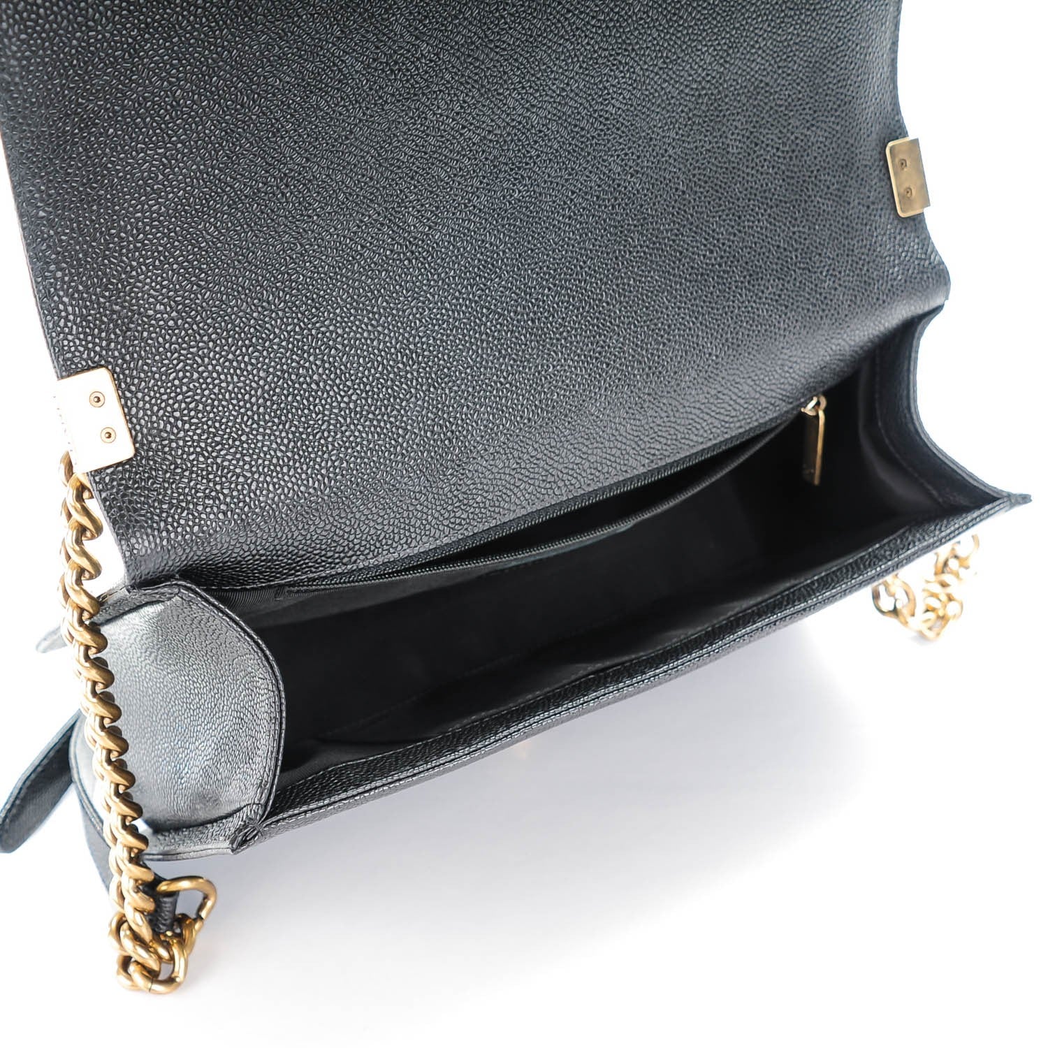Chanel Caviar Quilted New Medium Boy Flap Black 5 of 7