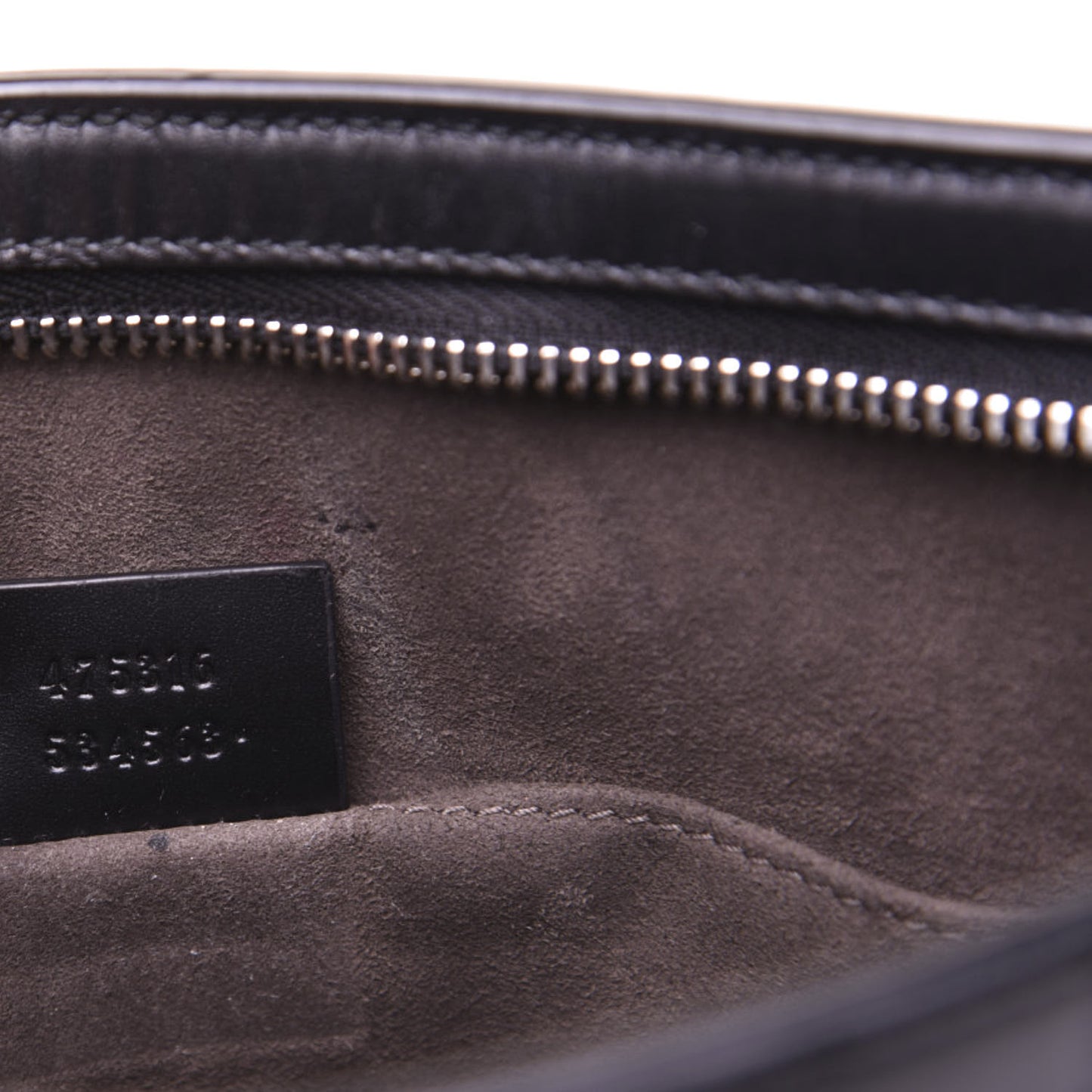 Guccissima Signature Web New Web Cosmetic Case Black