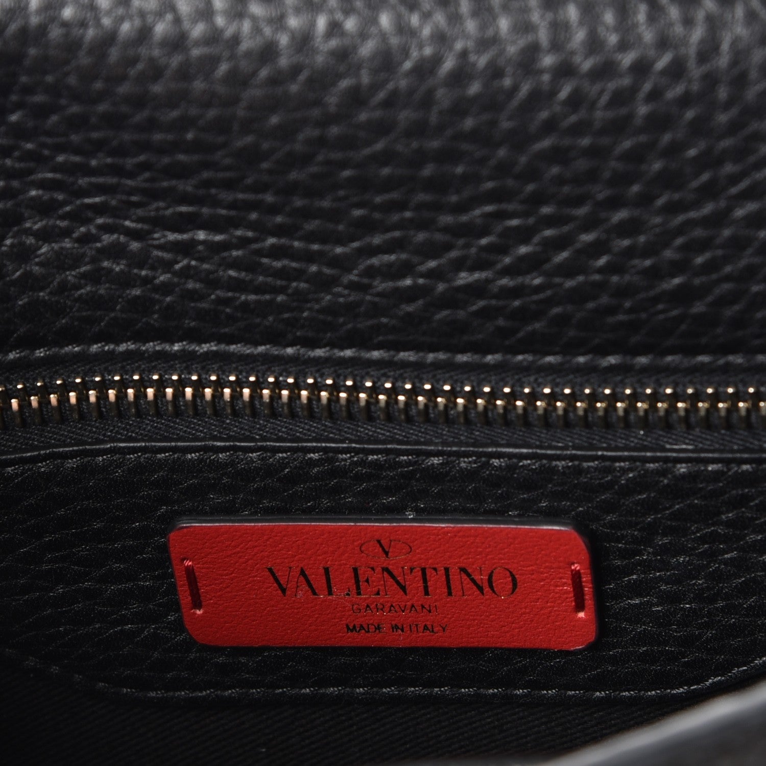 Valentino Garavani Grained Calfskin Rockstud Halfmoon Saddle Bag Black 6 of 7