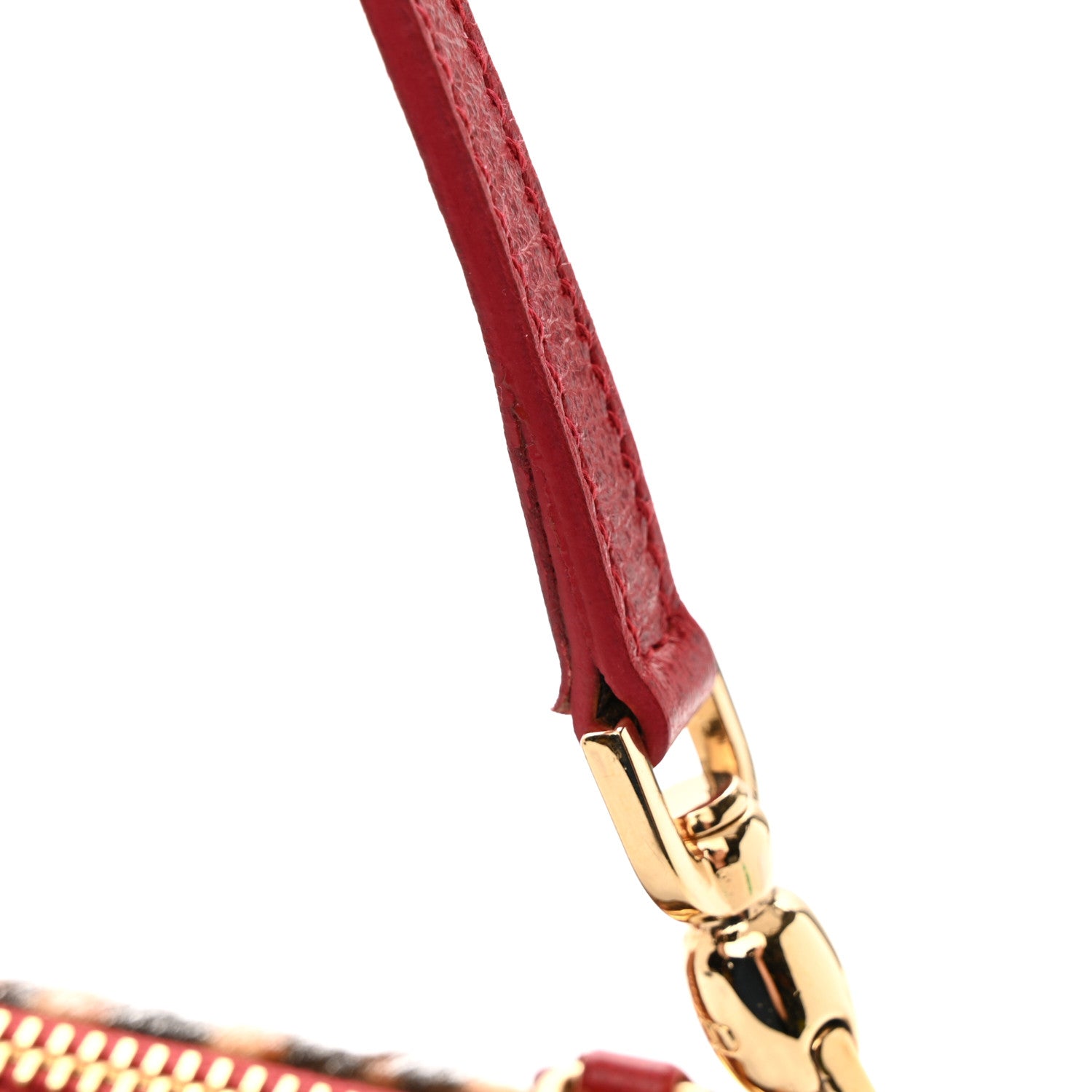 Christian Dior CHRISTIAN DIOR Pony Hair Leopard Mini Saddle Bag Red 12 of 12