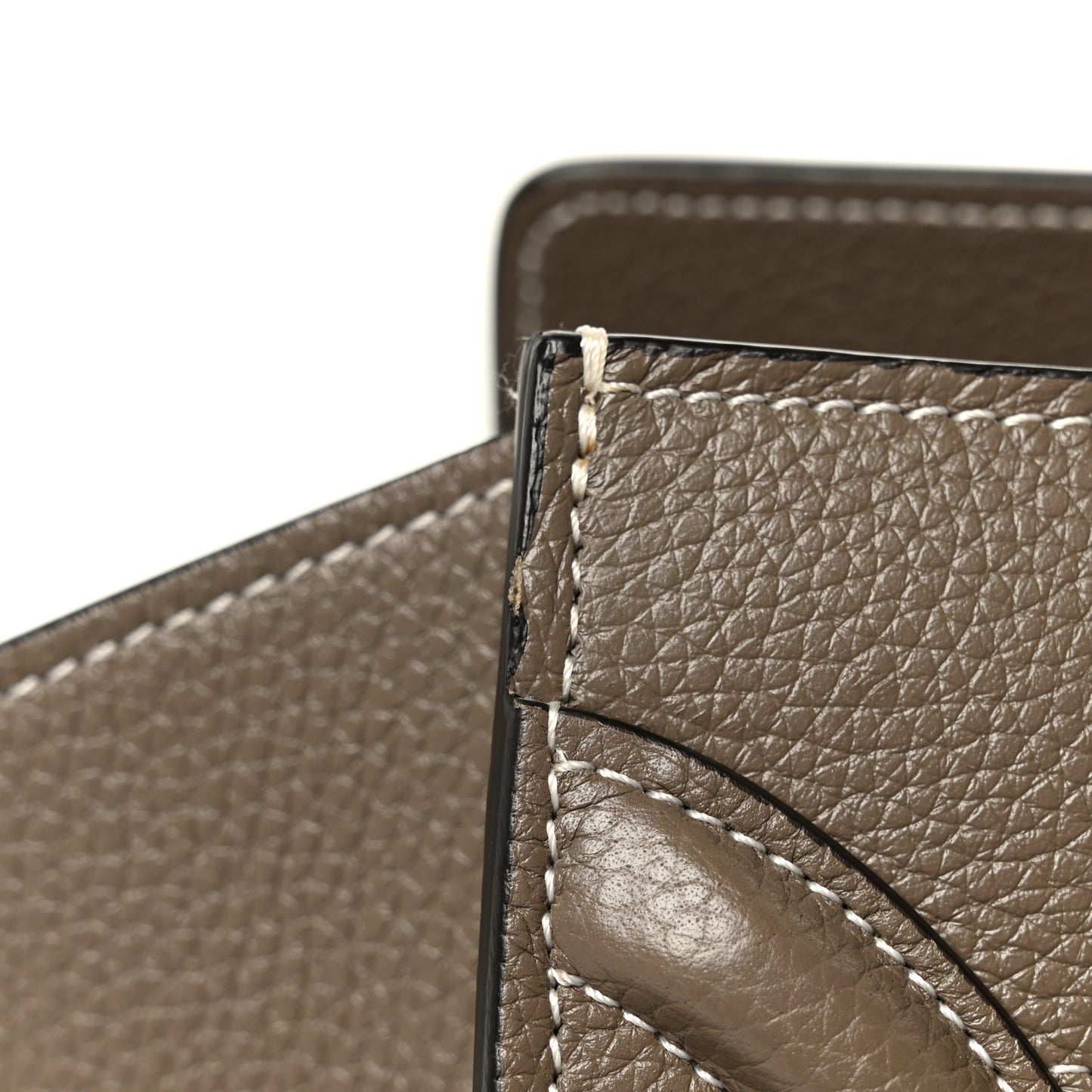 Drummed Calfskin Micro Luggage Souris