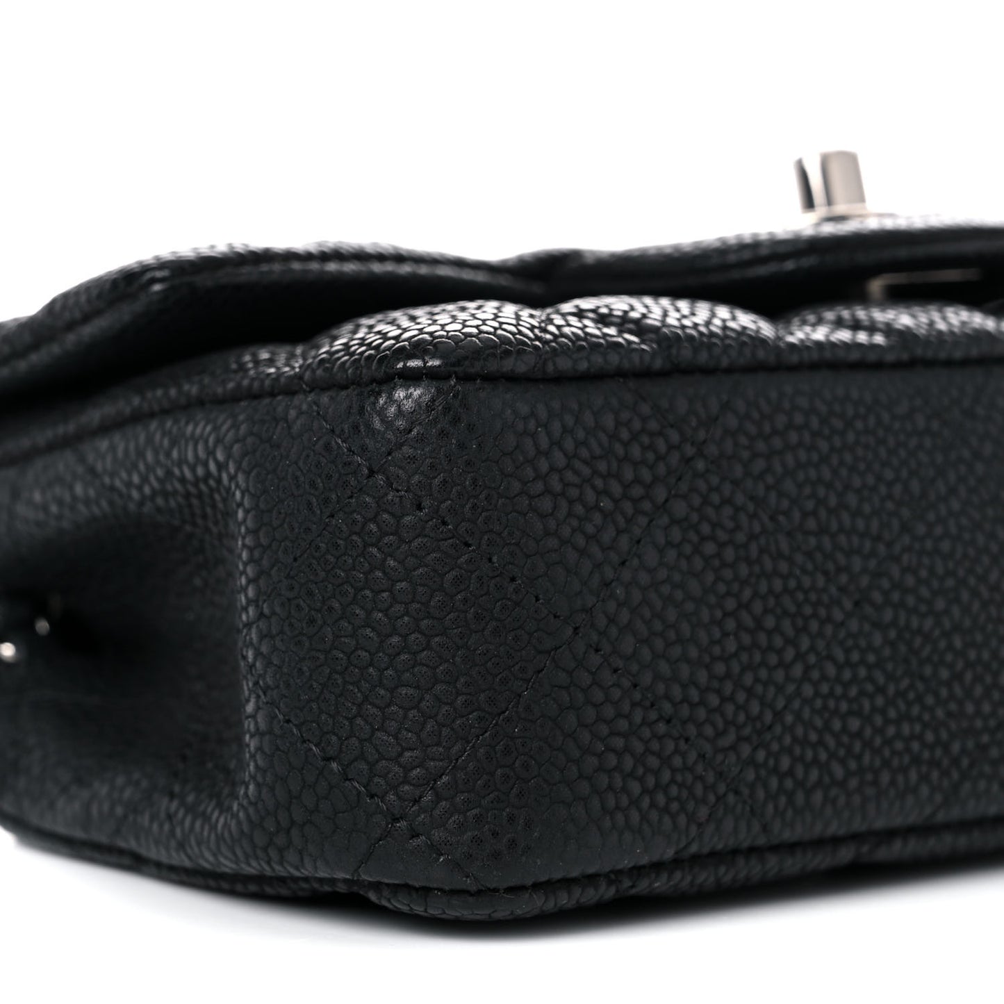 Caviar Quilted Extra Mini Flap Black