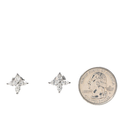 Tiffany Platinum Diamond Large Victoria Earrings 2 of 5