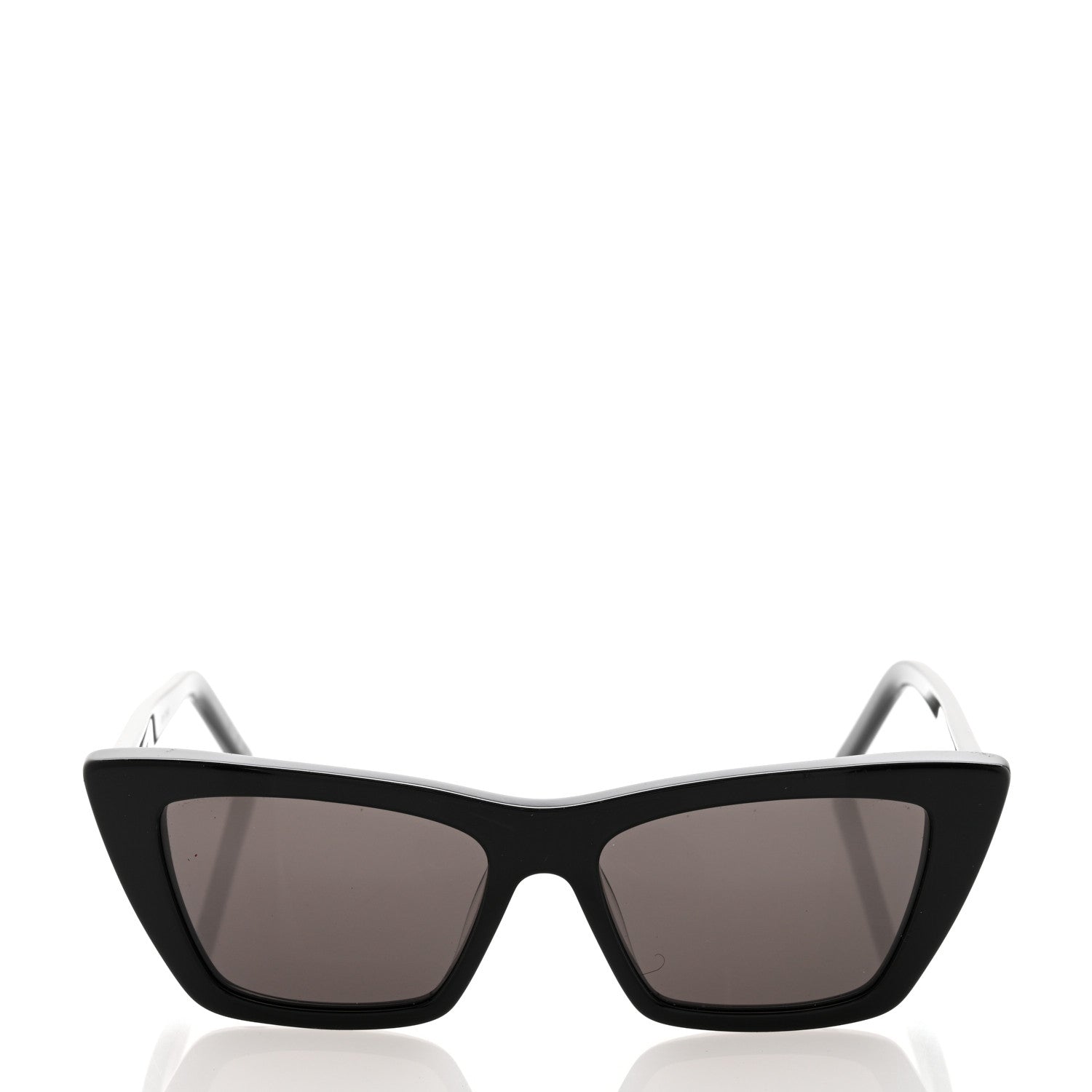 Saint Laurent Acetate Mica Cat Eye Sunglasses SL 276 Black 2 of 8