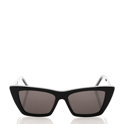 Saint Laurent Acetate Mica Cat Eye Sunglasses SL 276 Black 2 of 8