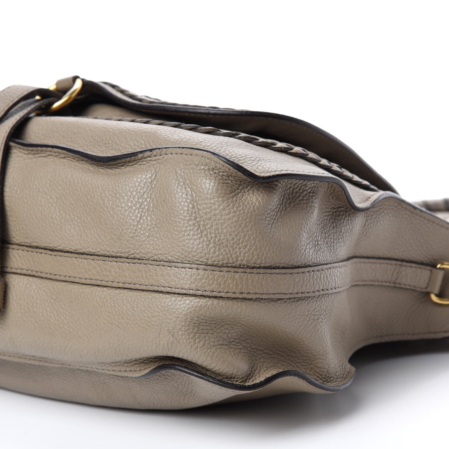 Chloe Calfskin Braided Medium Marcie Satchel Motty Grey 7 of 15