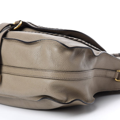 Chloe Calfskin Braided Medium Marcie Satchel Motty Grey 7 of 15