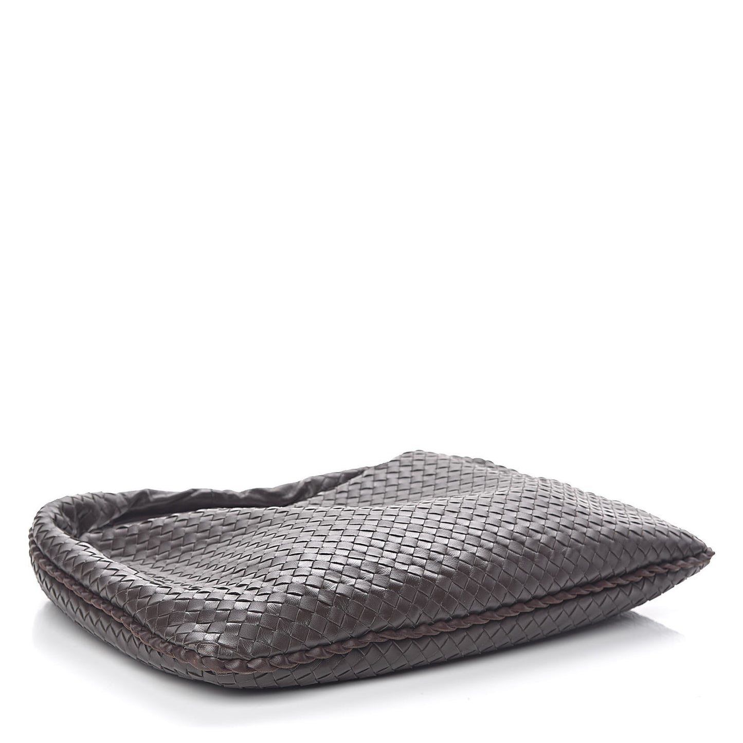 Nappa Intrecciato Large Veneta Hobo Ebano