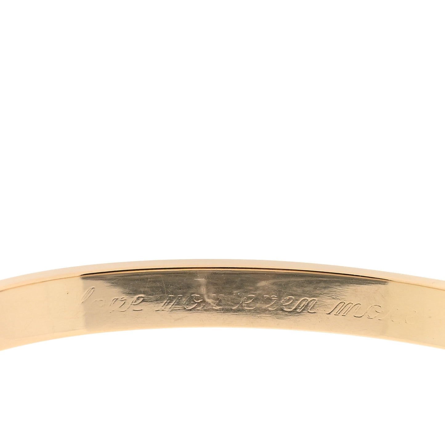 18K Yellow Gold LOVE Bracelet 21
