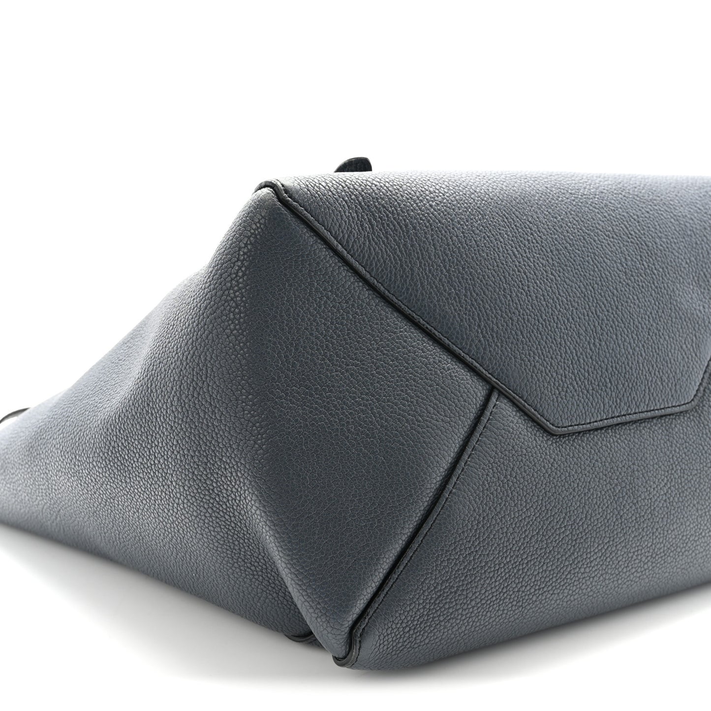 Soft Grained Calfskin Small Belt Cabas Phantom Slate