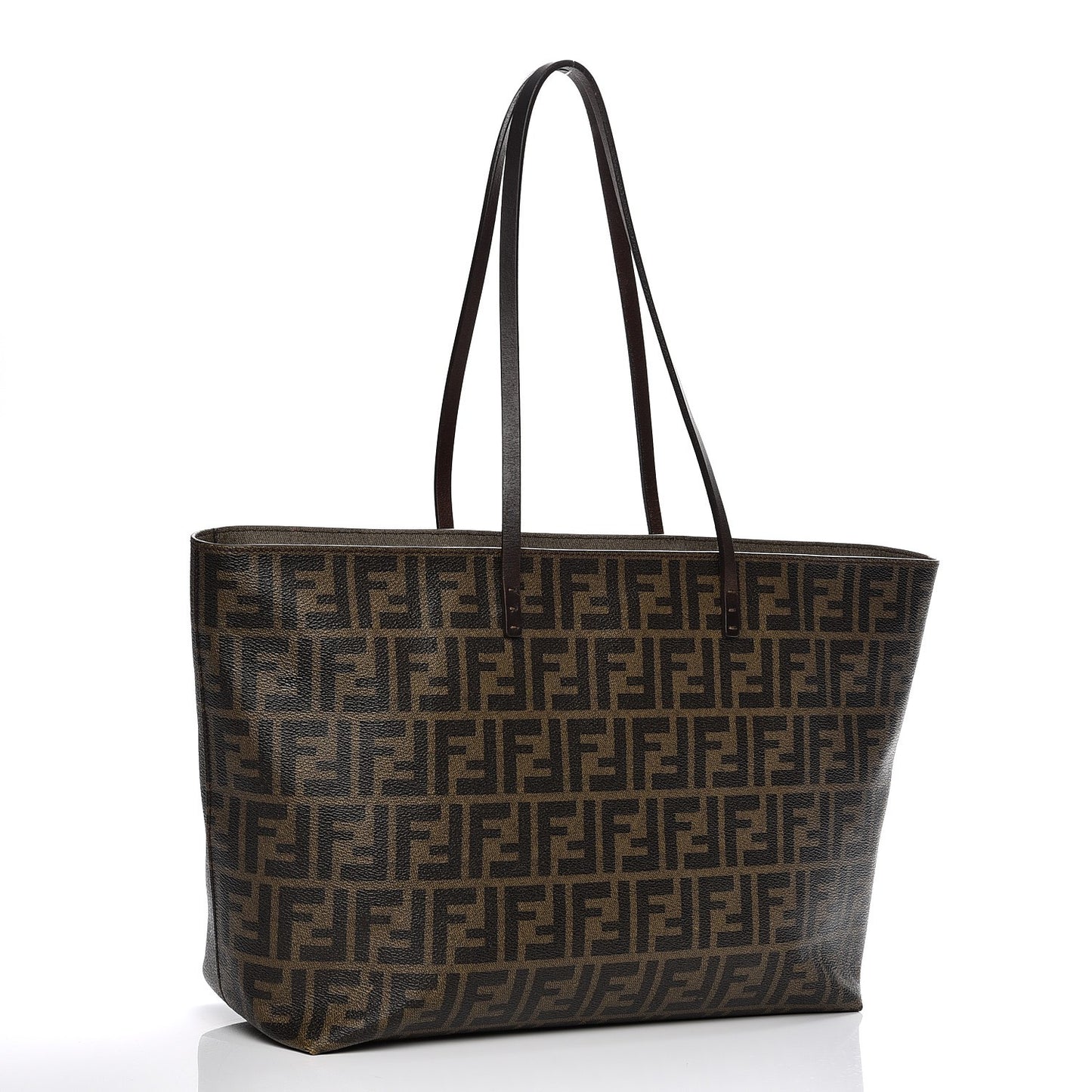 Zucca Spalmati Medium Roll Tote Tobacco Moro