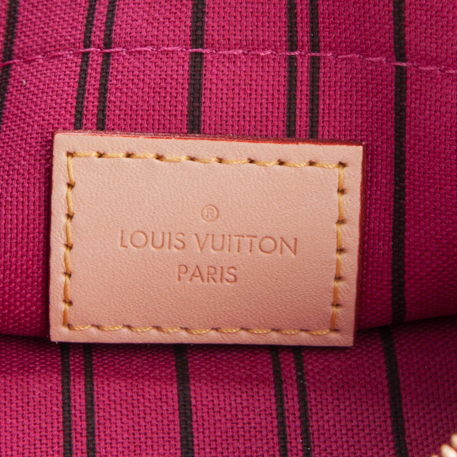 Louis Vuitton Monogram Neverfull MM GM Pochette Pivoine 6 of 7