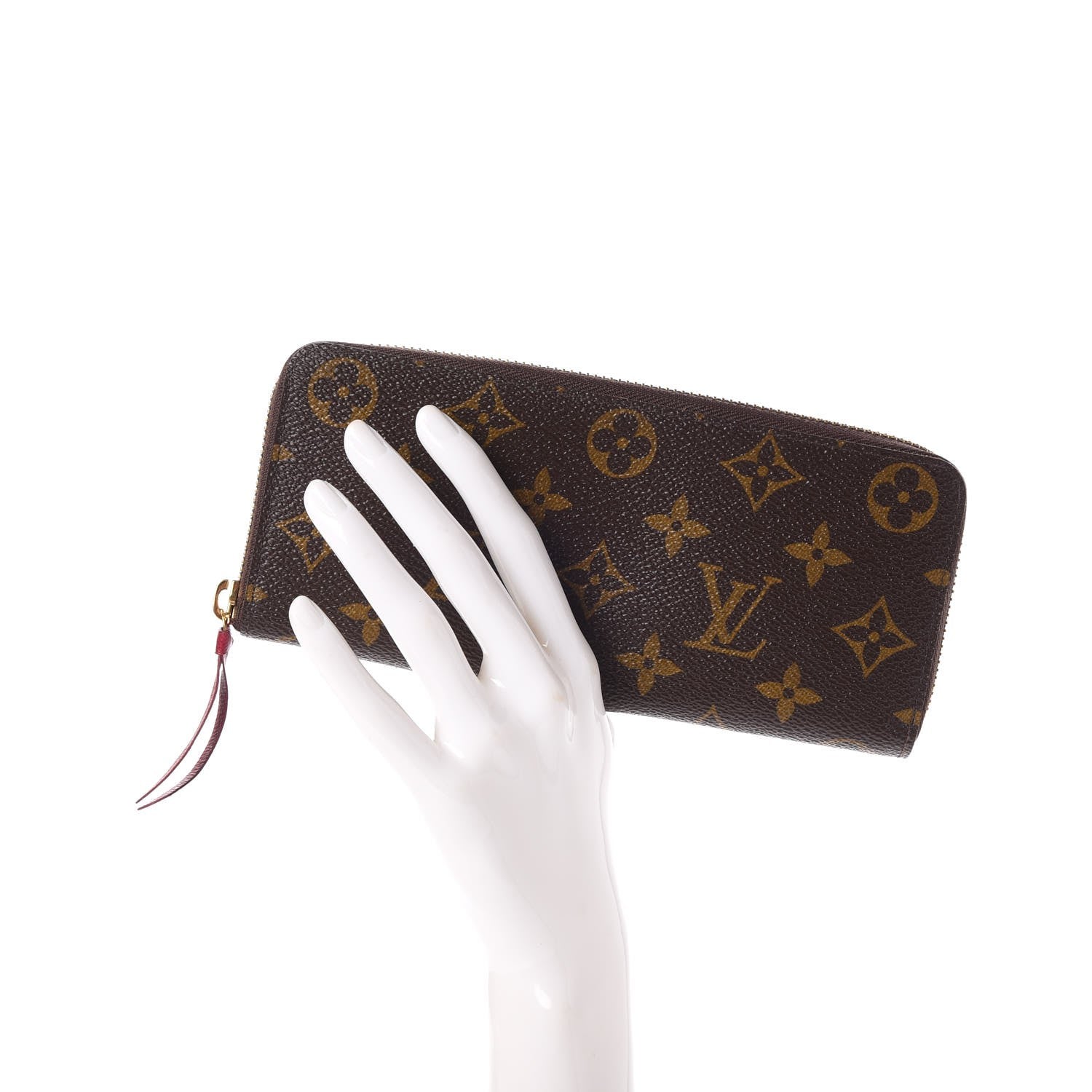 Louis Vuitton Monogram Clemence Wallet Fuchsia 2 of 8