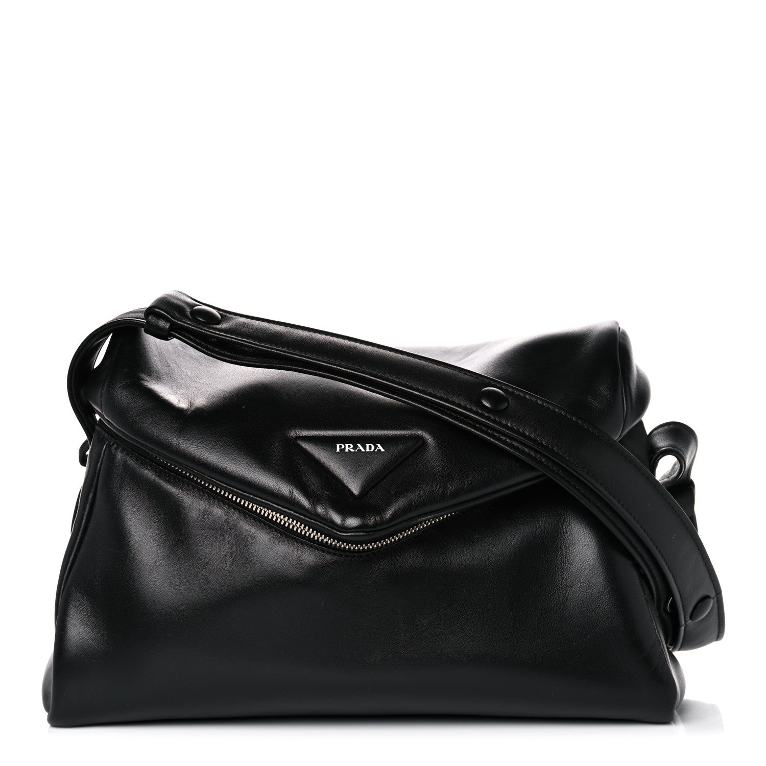 Prada Nappa Padded Signaux Bag Black 1 of 11