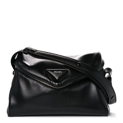 Prada Nappa Padded Signaux Bag Black 1 of 11