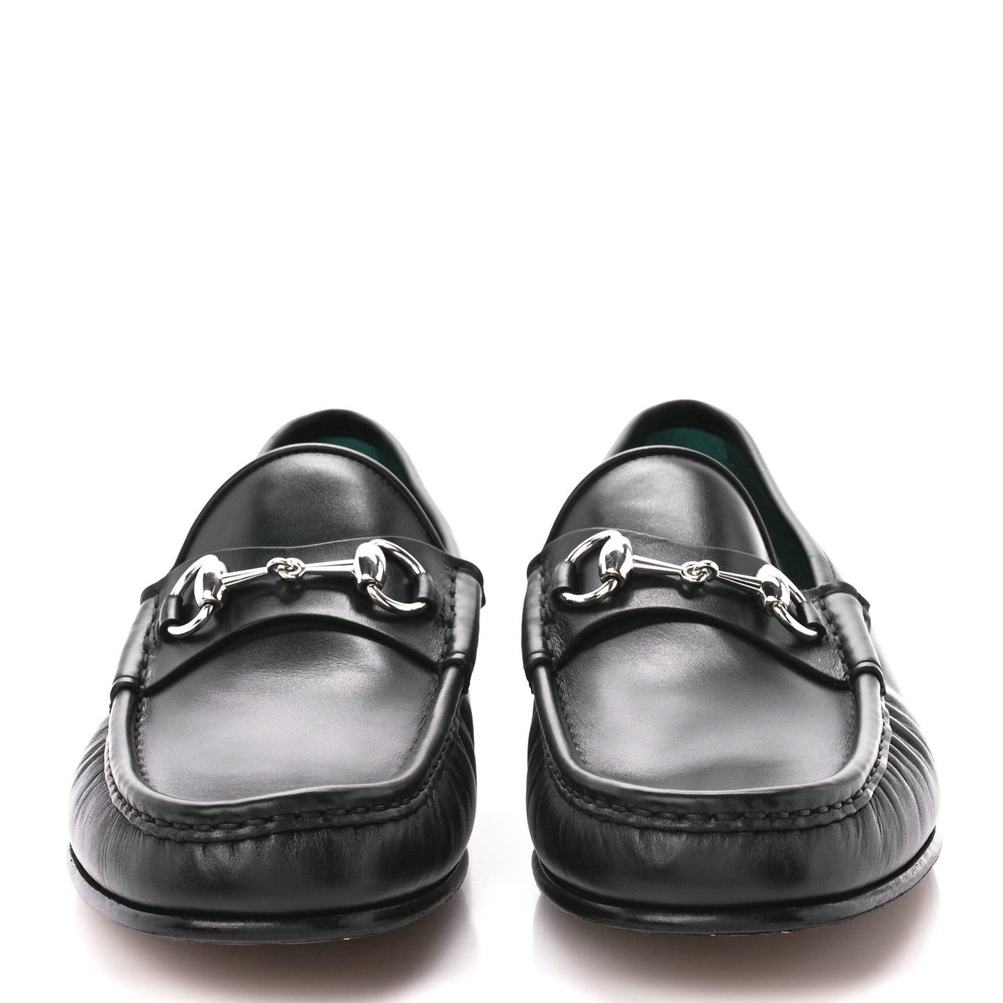 Lebonne Calfskin Mens Horsebit Loafers With Cover 8.5 Black
