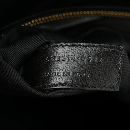 Saint Laurent Smooth Calfskin Le Carre Satchel Black 7 of 10