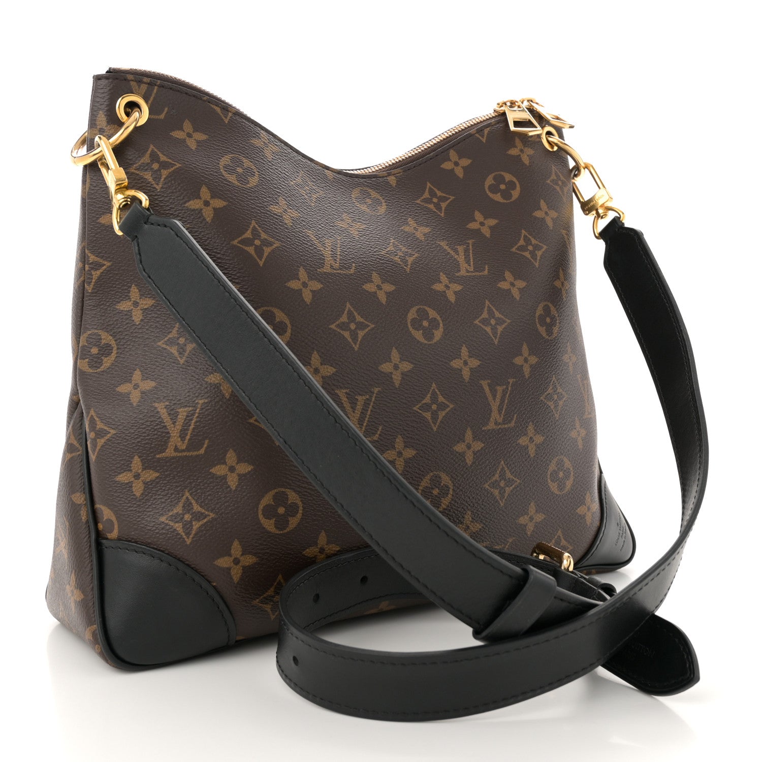Louis Vuitton Monogram Odeon MM Black 2 of 10