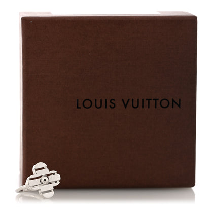 Louis Vuitton 18K White Gold Petite Fleur Ring 47 4 6 of 6