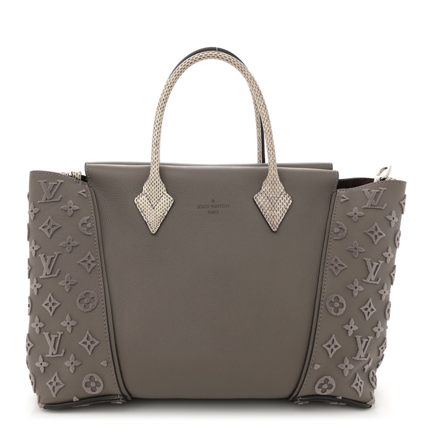 Monogram Tuffetage Ayers Tote W PM Grey