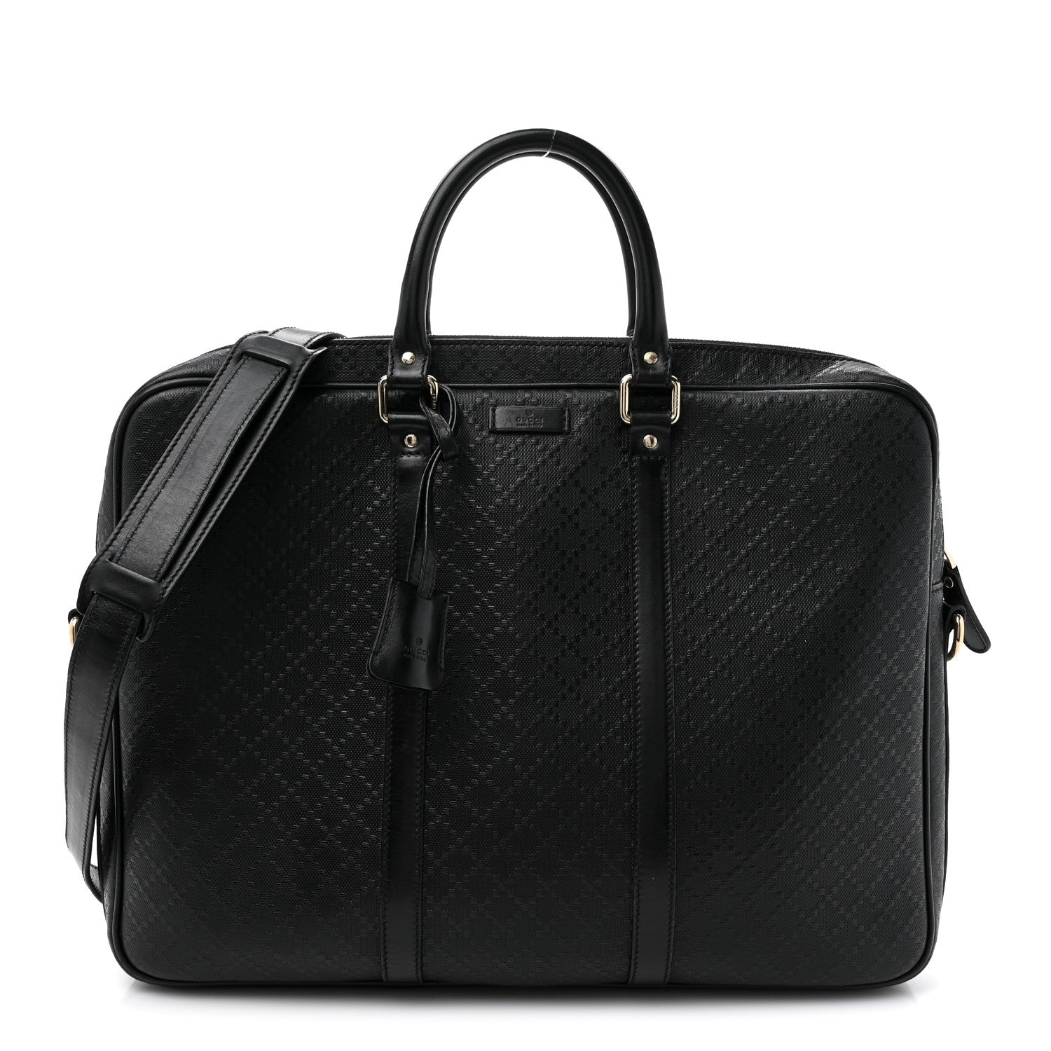 Gucci Diamante Signature Briefcase Black 1 of 16