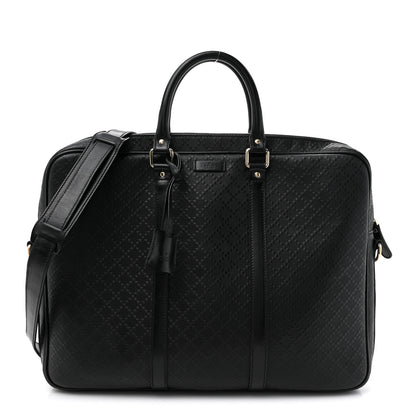 Gucci Diamante Signature Briefcase Black 1 of 16