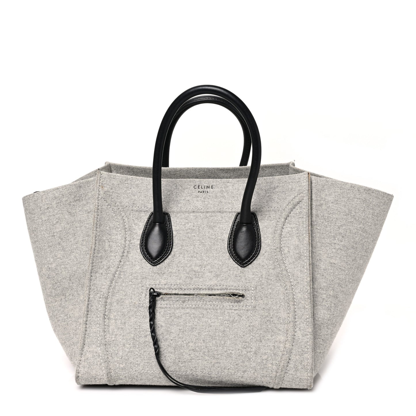 Felt Medium Phantom Luggage Pearl Grey